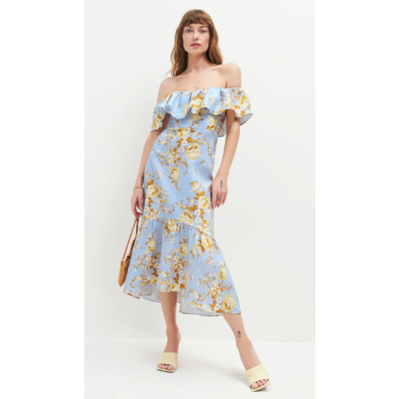 Reformation Dresses & Skirts - REFORMATION Baela Linen Dress Heavenly